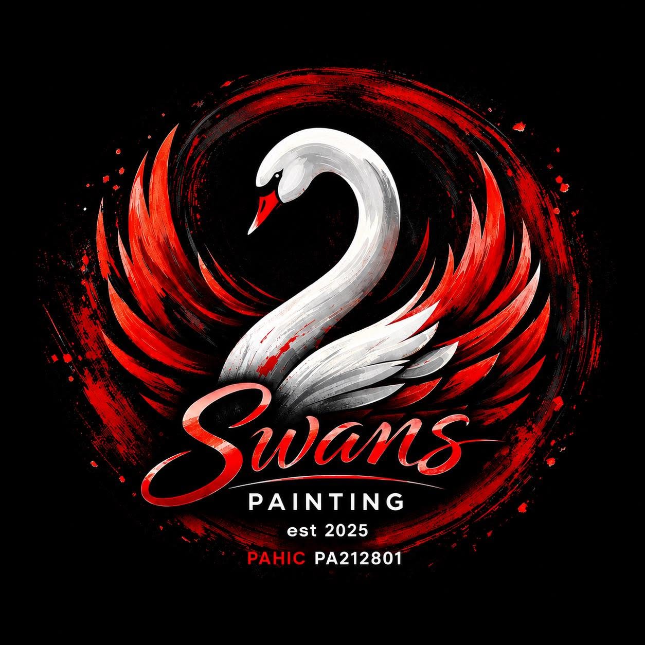 Swans Painting logo
